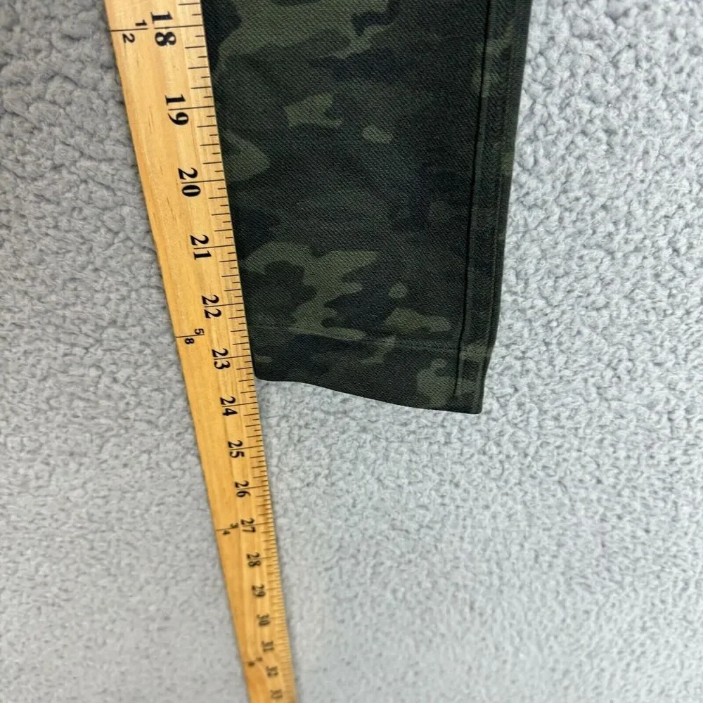 Spanx Leggings‎ Womens M Green Camo Look At Me Now Seamless Shapewear Casual